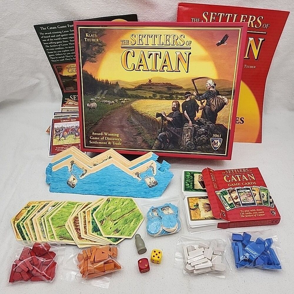 Game The Settlers of Catan Board MFG3061 Mayfair Games 2007 Tame The Wild